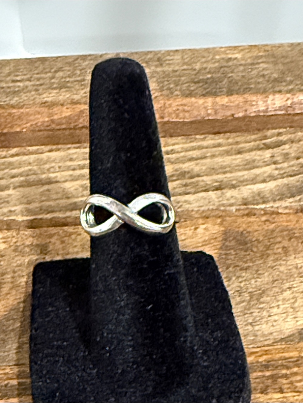 Sterling Silver 925 Infinity Ring – Interlocking Design